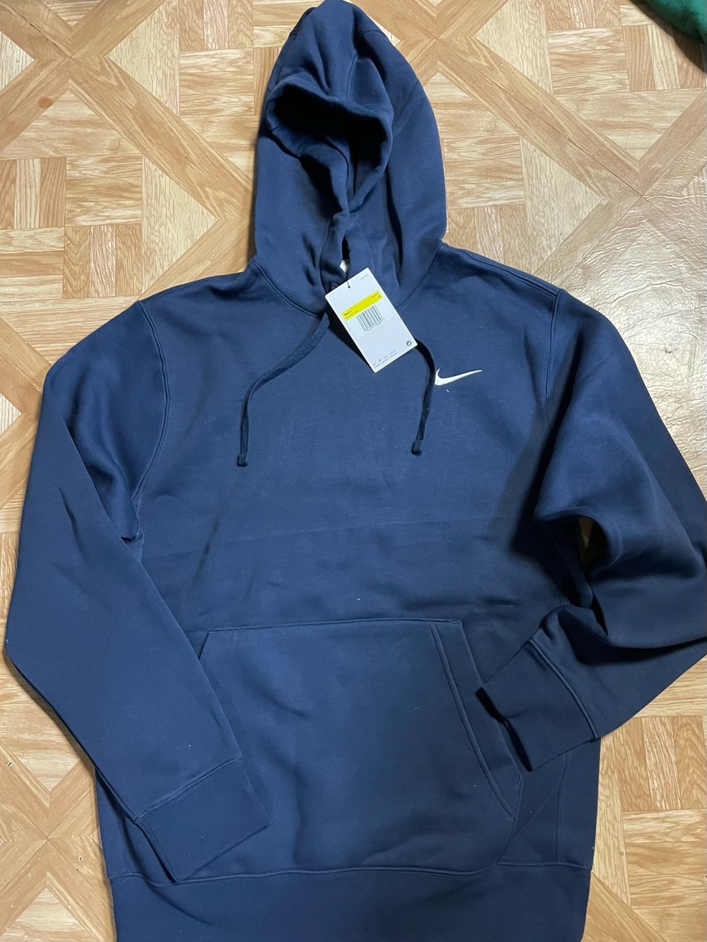 Nike Navy Pullover Hoodie Size AS